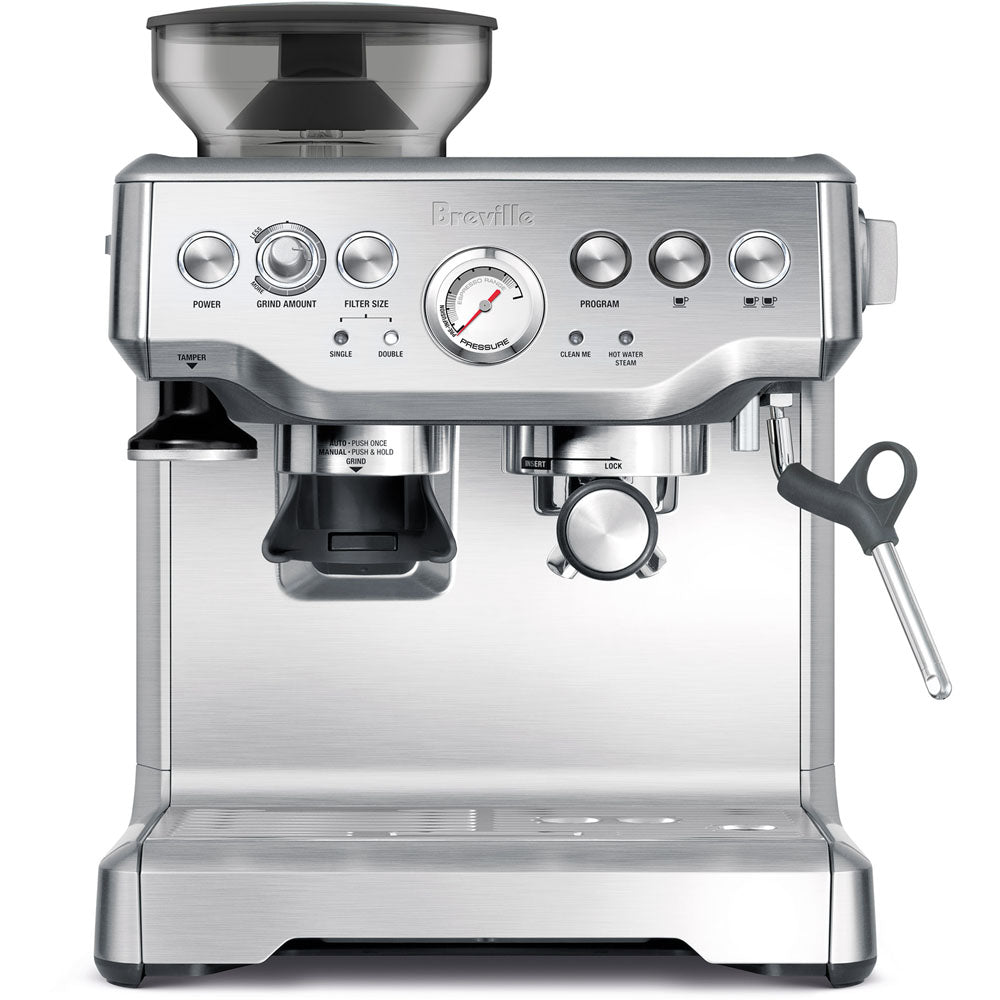 THE BARISTA EXPRESS PROGRAMMABLE ESPRESSO MACHINE WITH GRINDER IN STAINLESS STEEL